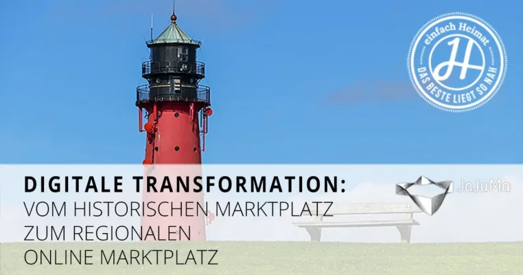 Digitale Transformation - Vom historischen Marktplatz zum regionalen Online Marktplatz: einfach-Heimat.de. Bild: Digitale Transformation - Vom historischen Marktplatz zum regionalen Online Marktplatz: einfach-Heimat.de.