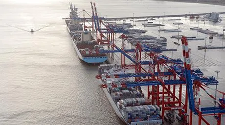 Bild: DSV Air & Sea fertigt erste Importe über JadeWeserPort in Wilhelmshaven ab