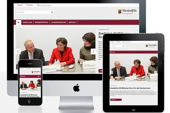 dkd Internet Service GmbH relauncht Internetauftritt der Landesregierung Rheinland-Pfalz rlp.de Bild: dkd Internet Service GmbH relauncht Internetauftritt der Landesregierung Rheinland-Pfalz rlp.de