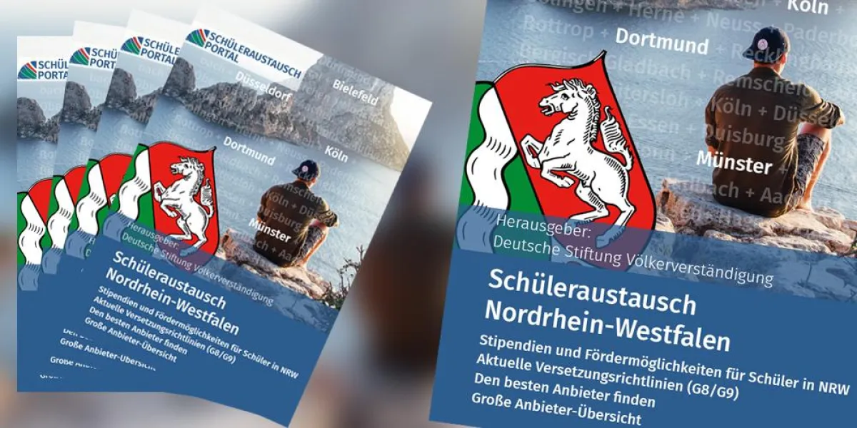 Das E-Book „Schüleraustausch Nordrhein-Westfalen“ (Foto: Dt. Stiftung Völkerverständigung)
