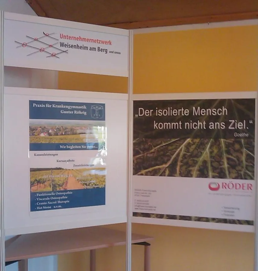 Messetafel RÖDER Finanz-Konzepte