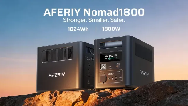 Bild: AFERIY stellt auf der CES die Next‑Generation Power Station Nomad1800 vor