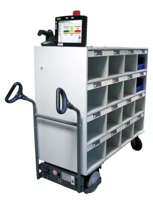 Bild: Neuer RFID-Kommissionierwagen entwickelt