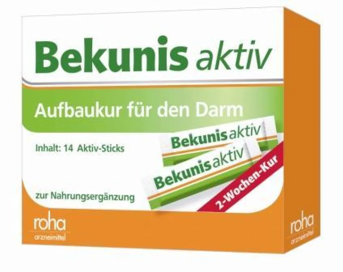 Aufbaukur für den Darm mit pre- und probiotischen Inhaltsstoffen