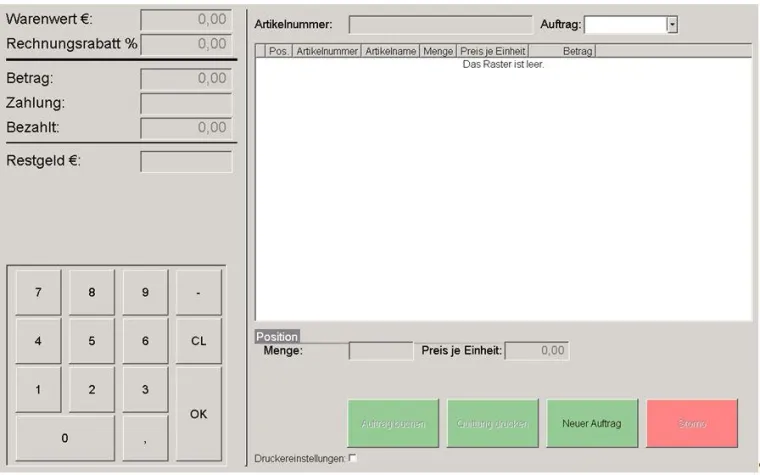 Bild: Werkverkauf mit Kassenanbindung integriert in ERP-System Microsoft Dynamics AX