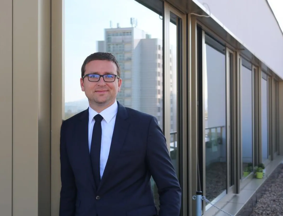 Der neue Rektor der FHD, Prof. Dr. Christoph Scholz (35) (L. Mehnert)