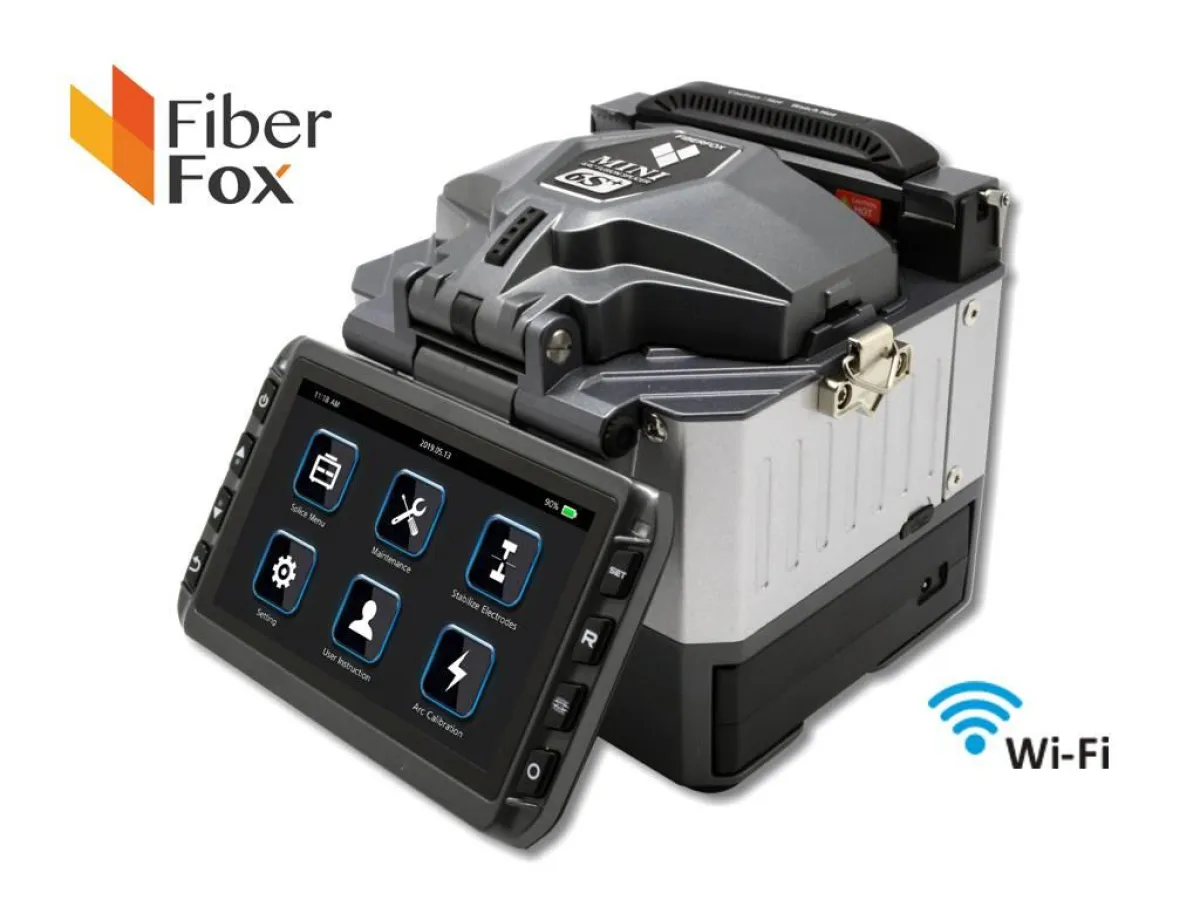 Spleißgerät FiberFox MINI6S+ mit WiFi-Funktion