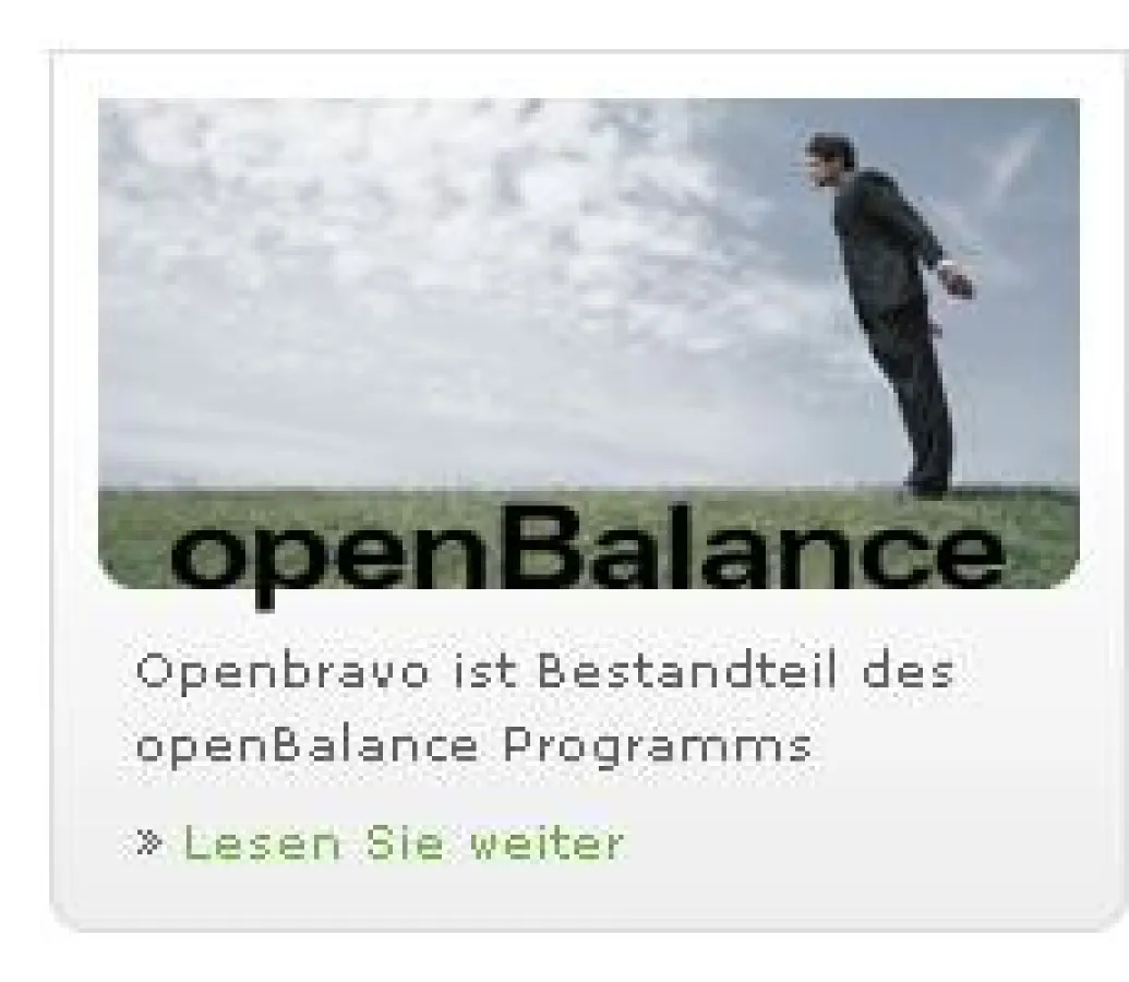 openBalance ? Software mit Zukunft  - Openbravo - SugarCRM - teamXchange