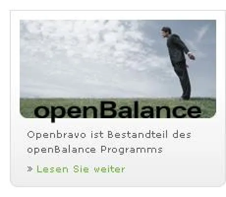 Bild: openBalance – Software mit Zukunft - Openbravo - SugarCRM - teamXchange