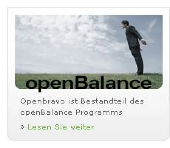 openBalance – Software mit Zukunft - Openbravo - SugarCRM - teamXchange Bild: openBalance – Software mit Zukunft - Openbravo - SugarCRM - teamXchange