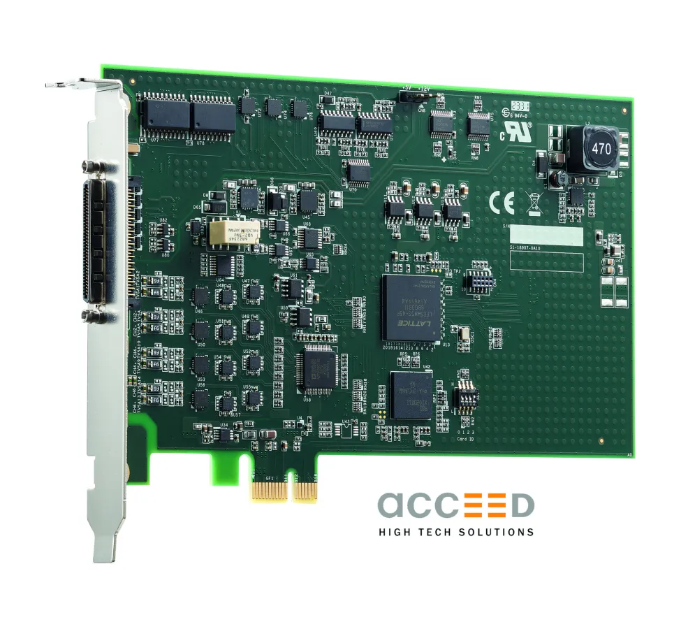 Die neuen Simultan-DAQ-Karten PCIe-9146 und PCIe-9147 bei acceed.com (© Acceed GmbH)