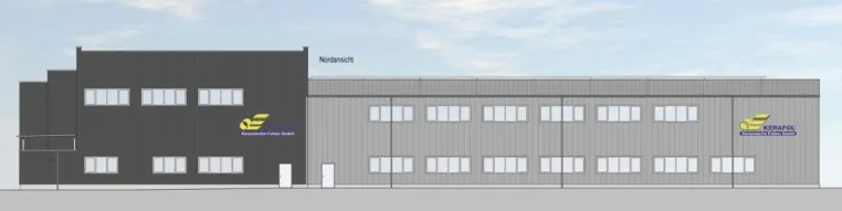 Bild: Kerafol GmbH baut neue Produktionshalle in Eschenbach und schafft somit weitere Ausbildungs- und Arbeitsplätze