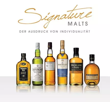 Bild: Signature Malts vereint sechs erlesene Whiskys - individuell in Geschmack und Aroma