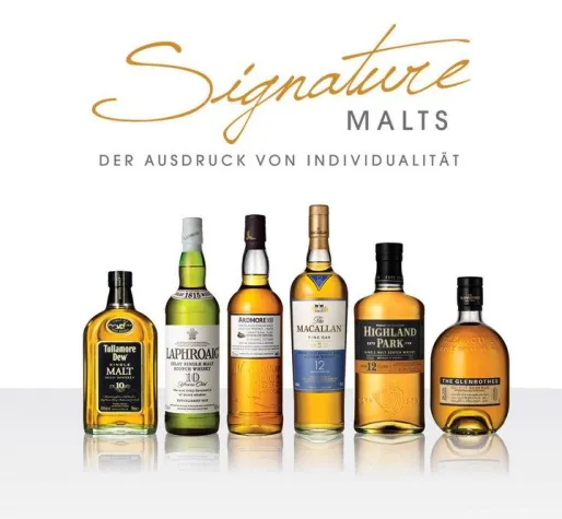 Signature Malts vereint sechs erlesene Whiskys - individuell in Geschmack und Aroma Bild: Signature Malts vereint sechs erlesene Whiskys - individuell in Geschmack und Aroma