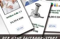 Bild: Der Onlineshop Beamer-Discount steigt in F-Commerce ein