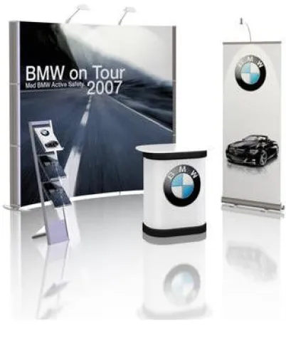 Bild: Mobile Präsentationssysteme als Alternative zum traditionellen Messebau