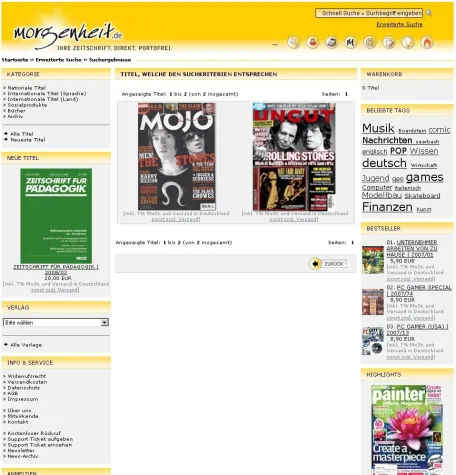 Bild: MOJO und UNCUT – Die britische Musik-Presse feiert 40 Jahre Rolling Stones