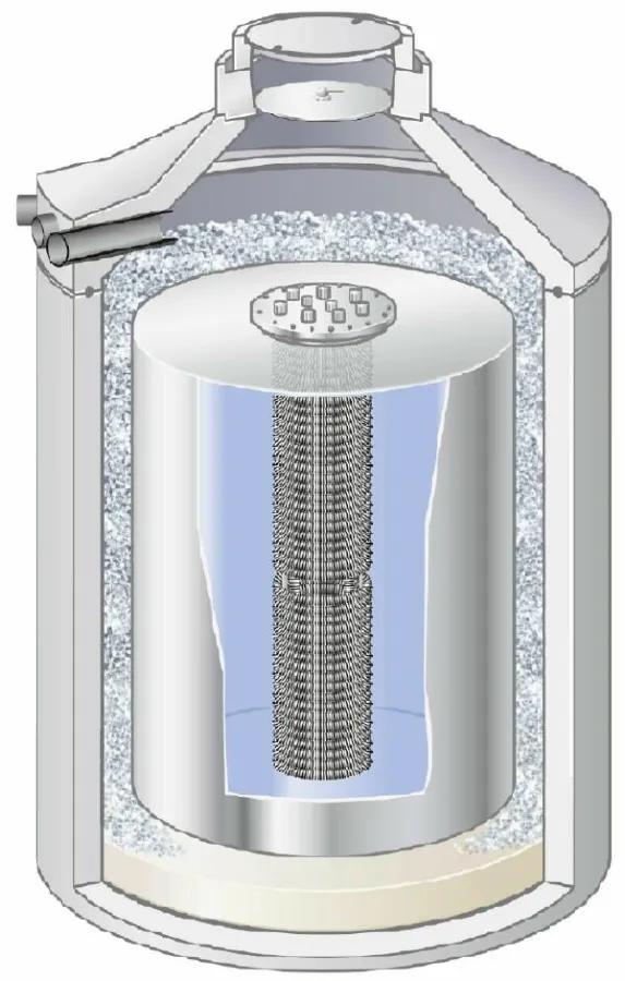 Das Institut für Solarenergieforschung hat die sehr gute Dämmung des Mall-Pufferspeichers bestätigt.