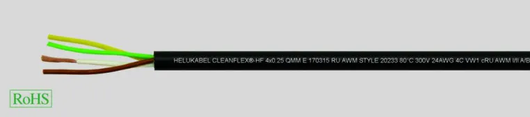 Bild: HELUKABEL® CLEANFLEX®-HF - die neue Leitung für Reinräume