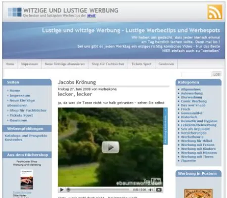 Bild: Für den schnellen Lacher zwischendurch - witzige-lustige-werbung.de startet