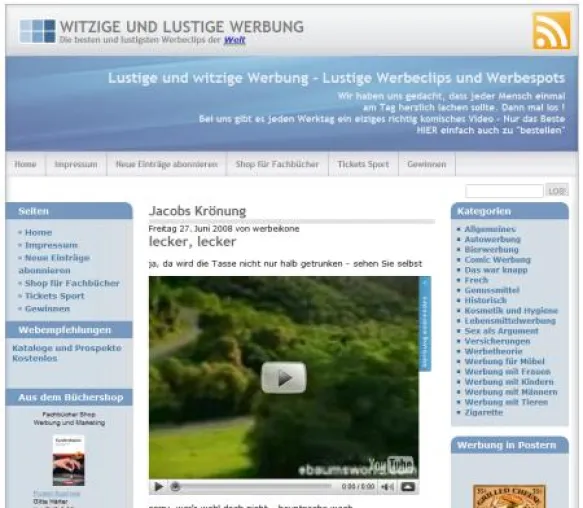 Bild: Für den schnellen Lacher zwischendurch - witzige-lustige-werbung.de startet