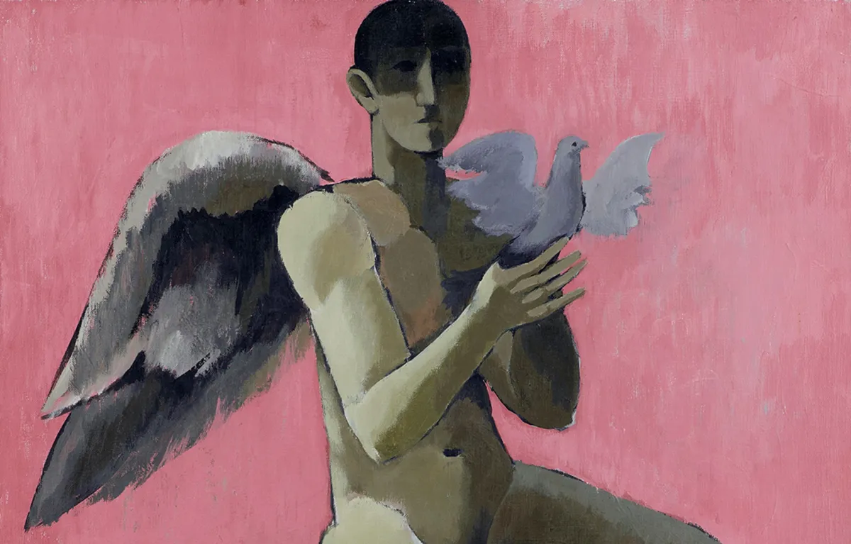 Engel mit Taube (© Galerie Gmurzynska )