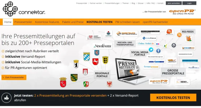 connektar.de feiert 10-jähriges Jubiläum: Erfolgreiche Online-Pressearbeit leicht gemacht Bild: connektar.de feiert 10-jähriges Jubiläum: Erfolgreiche Online-Pressearbeit leicht gemacht
