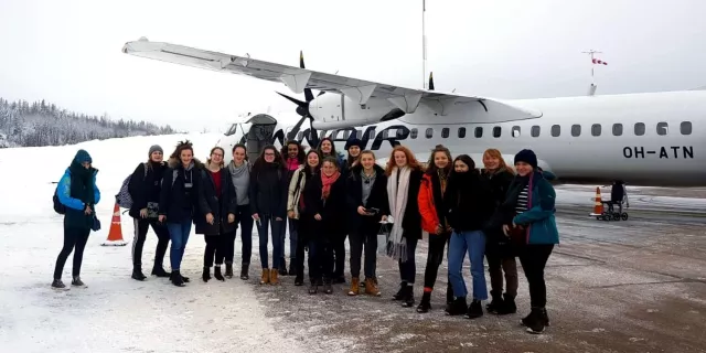 Bild: Schüleraustausch Preis: Schülergruppe aus Münster in Finnland