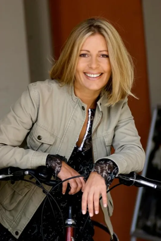 Karin Thaler, bekannt aus den Rosenheim-Cops treibt seit zehn Jahren Sport, als „Allrounderin nach dem Lustprinzip.“  Foto: Beate Mittermayer, frei nur gegen Namensnennung und nur für redaktionelle Zw