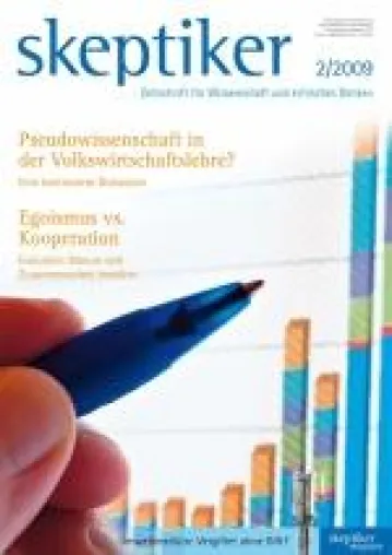 Skeptiker 2/2009 erschienen - Evolution und Moral, VWL eine Pseudowissenschaft? Erich von Däniken in der Kritik Bild: Skeptiker 2/2009 erschienen - Evolution und Moral, VWL eine Pseudowissenschaft? Erich von Däniken in der Kritik