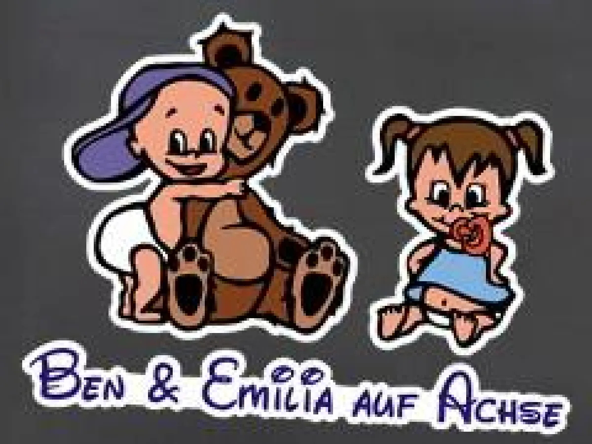 Individueller Geschwister-Aufkleber mit Wunschmotiven von MY-BABY-SHOP.com