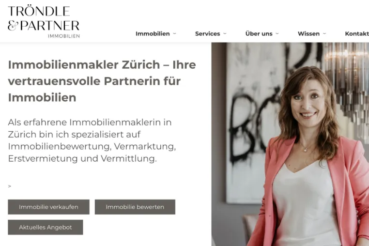 Bild: Tröndle & Partner Immobilien GmbH - Ihr Immobilienmakler in Zürich