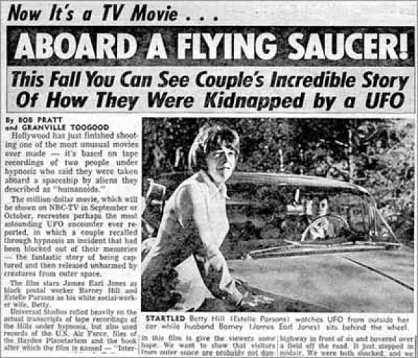 Bild: UFO-Nachrichten: 'Captured!' - Die Barney & Betty Hill-UFO-Entführung vom Jupiter wird neu verfilmt