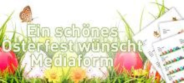 Mediaform überrascht mit Etiketten-Druckvorlagen als Ostergruß Bild: Mediaform überrascht mit Etiketten-Druckvorlagen als Ostergruß