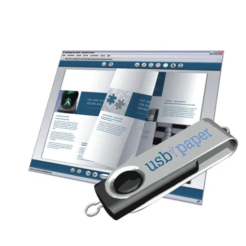 Bild: Adstick 'USBpaper' - USB-Sticks zum Blättern