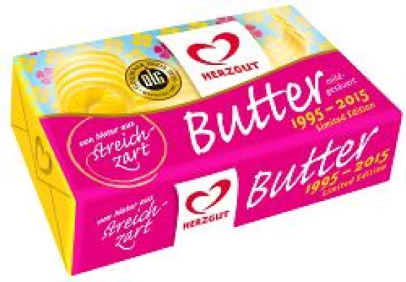 Bild: FrischeMolkerei HERZGUT feiert 20 Jahre streichzarte Butter
