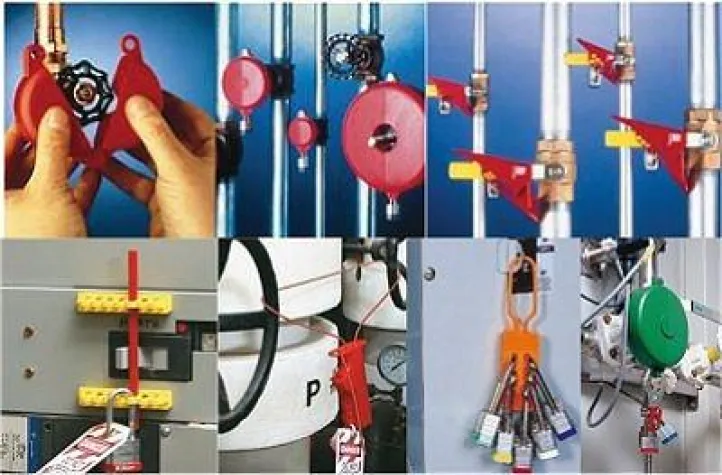 Bild: Lockout Tagout-Systeme zum Blockieren und Verriegeln von Industrieanlagen