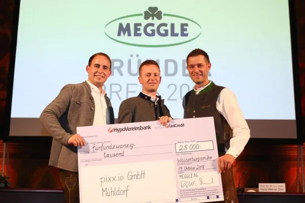 Bild: pixx.io gewinnt MEGGLE Gründerpreis 2018