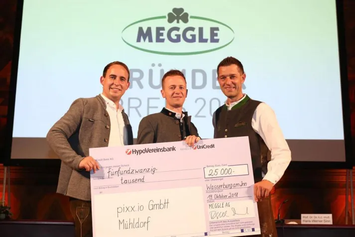 Bild: pixx.io gewinnt MEGGLE Gründerpreis 2018