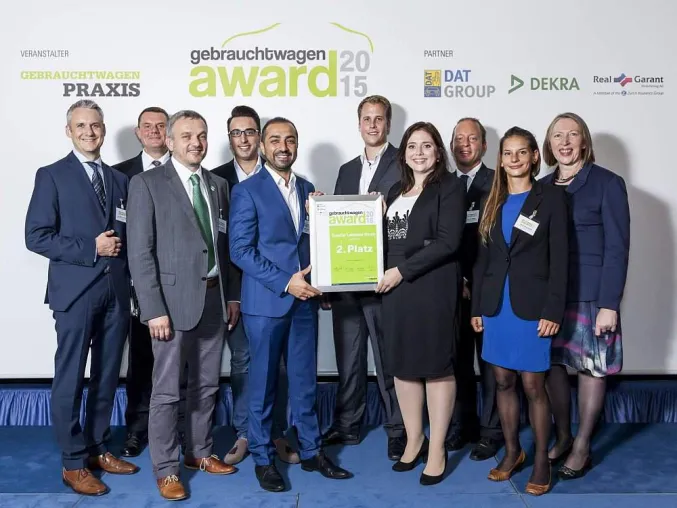 Landshuter Autohaus gewinnt Gebrauchtwagen-Award 2015 Bild: Landshuter Autohaus gewinnt Gebrauchtwagen-Award 2015