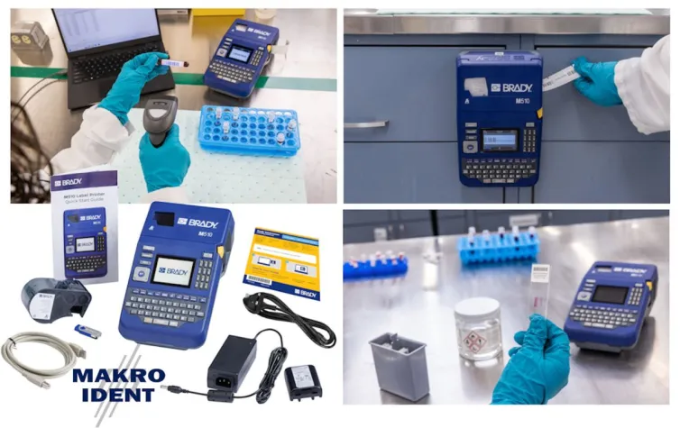 Bild: Brady M510 Labordrucker: Präzises Etikettieren leicht gemacht