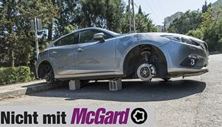 Bild: Radsicherungen von McGard bieten einen effektiven Schutz