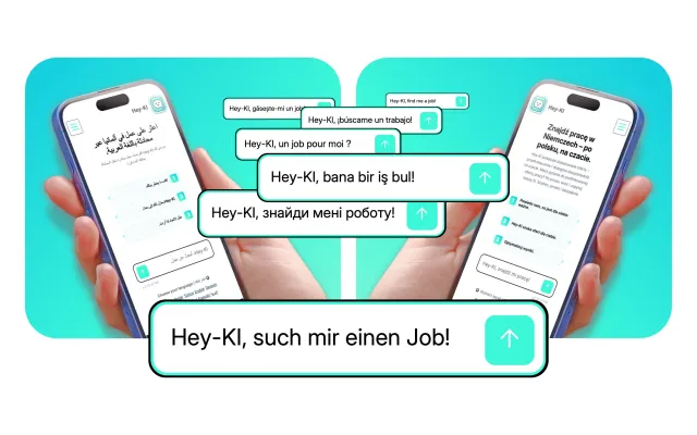 Bild: Jobsuche ohne Sprachbarrieren: KI-Plattform Hey-KI.de wird jetzt mehrsprachig