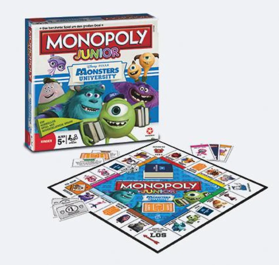 Monopoly Junior Monsters University ist ab 25. Juli erhältlich