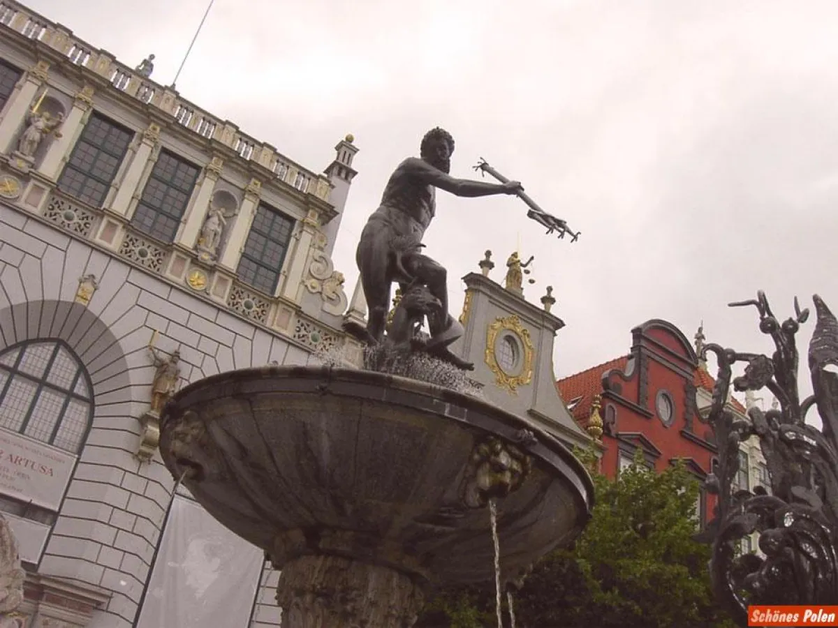 Neptunbrunnen in Danzig