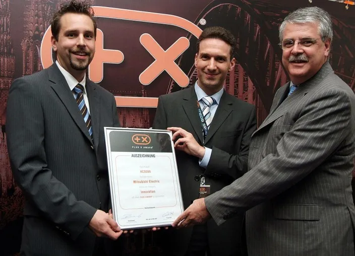 Plus X Award für den HC5000 Bild: Plus X Award für den HC5000