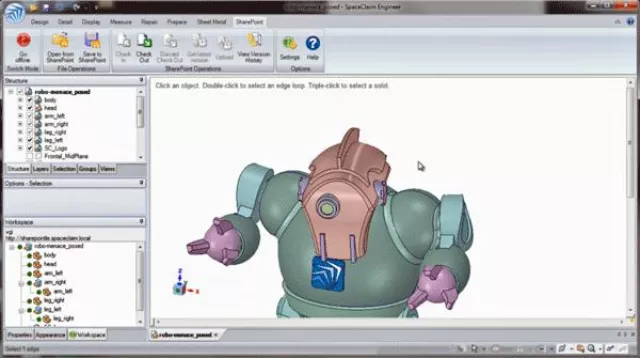SpaceClaim kündigt Datenmanagement für SharePoint und Unterstützung für Inforbix Produktdaten-Apps an Bild: SpaceClaim kündigt Datenmanagement für SharePoint und Unterstützung für Inforbix Produktdaten-Apps an