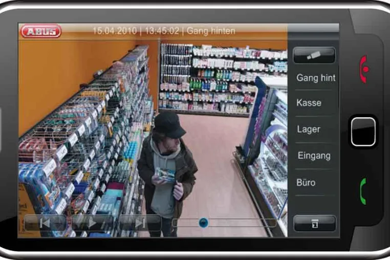 Bild: iDVR App jetzt auch für Android - Mobiler Zugriff auf ABUS Videoüberwachungsrekorder
