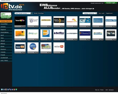 Bild: iptv.de – Neues Sommer-Special mit 20 interessanten IPTV-Sendern