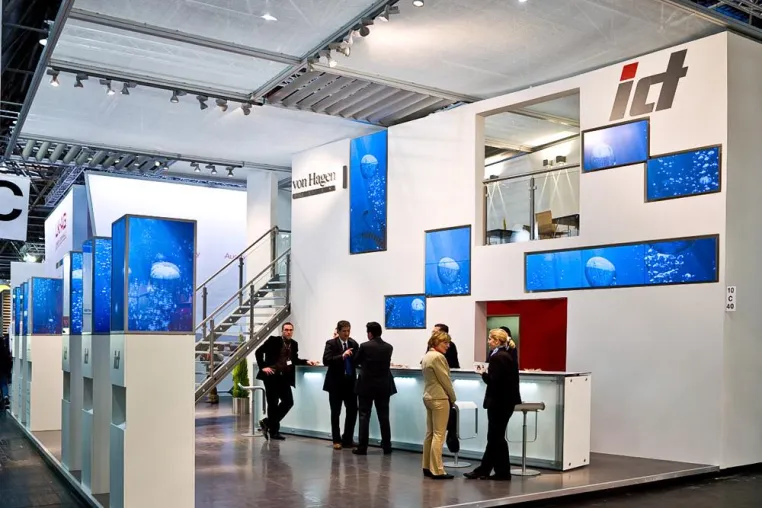 Bild: ict auf der EuroShop 2008, Düsseldorf - Zukunftsorientierte Mediatektur